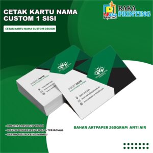 KARTU NAMA 1 SISI