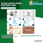 KARTU NAMA 2 SISI