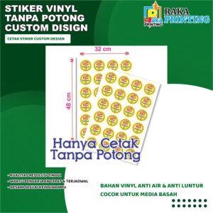 STIKER VINYL TANPA CUTTING