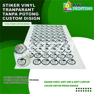 STIKER VINYL TRANPARANT